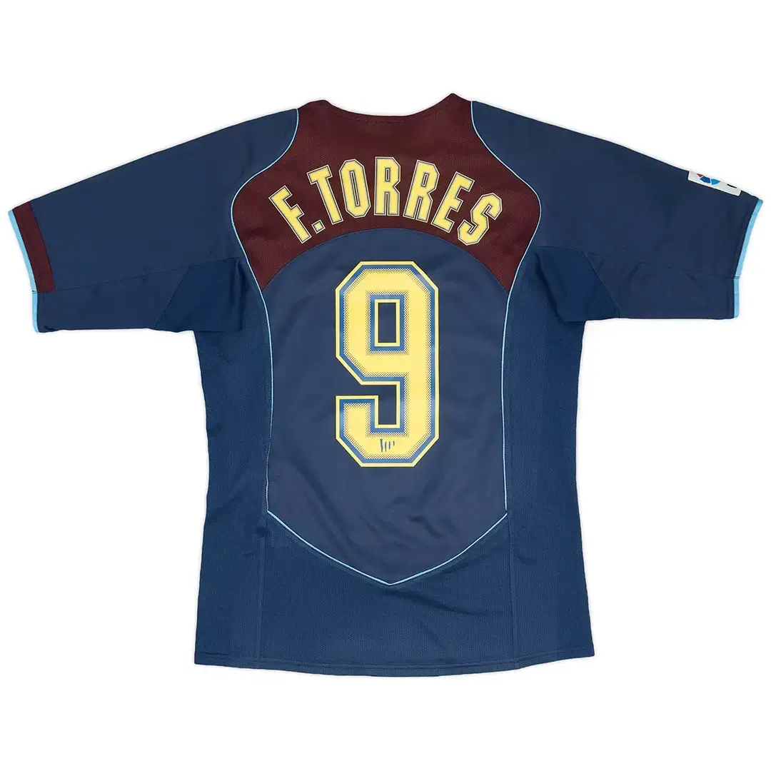 Torres #9 Atletico Madrid 2004/05 Away Retro Football Jersey