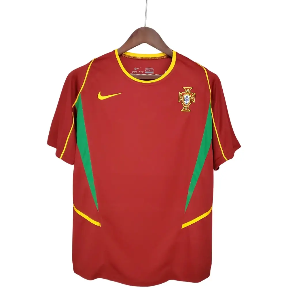 2002 Portugal home retro jersey - Fans Edition