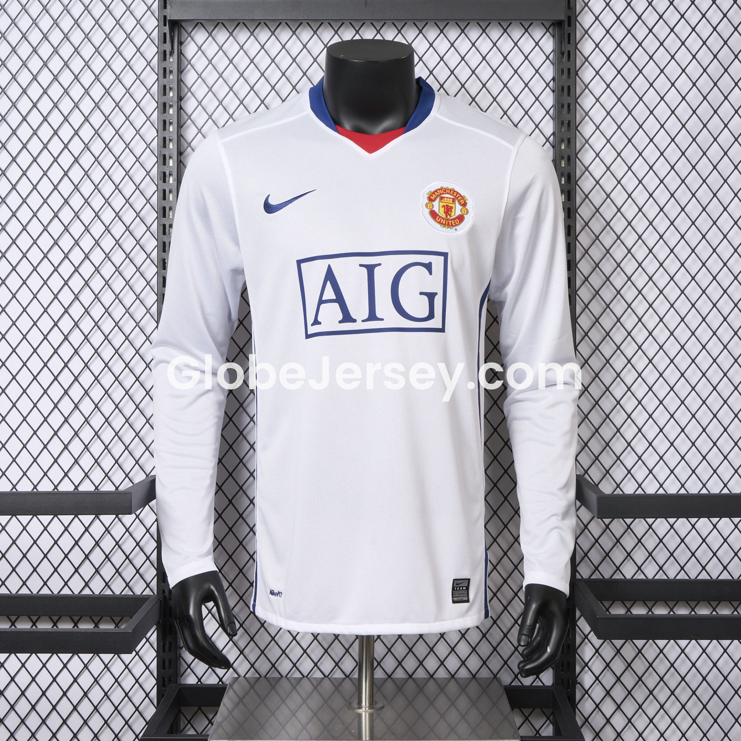 Retro Manchester United 2008-09 Away Long Sleeve Jersey - Player Version