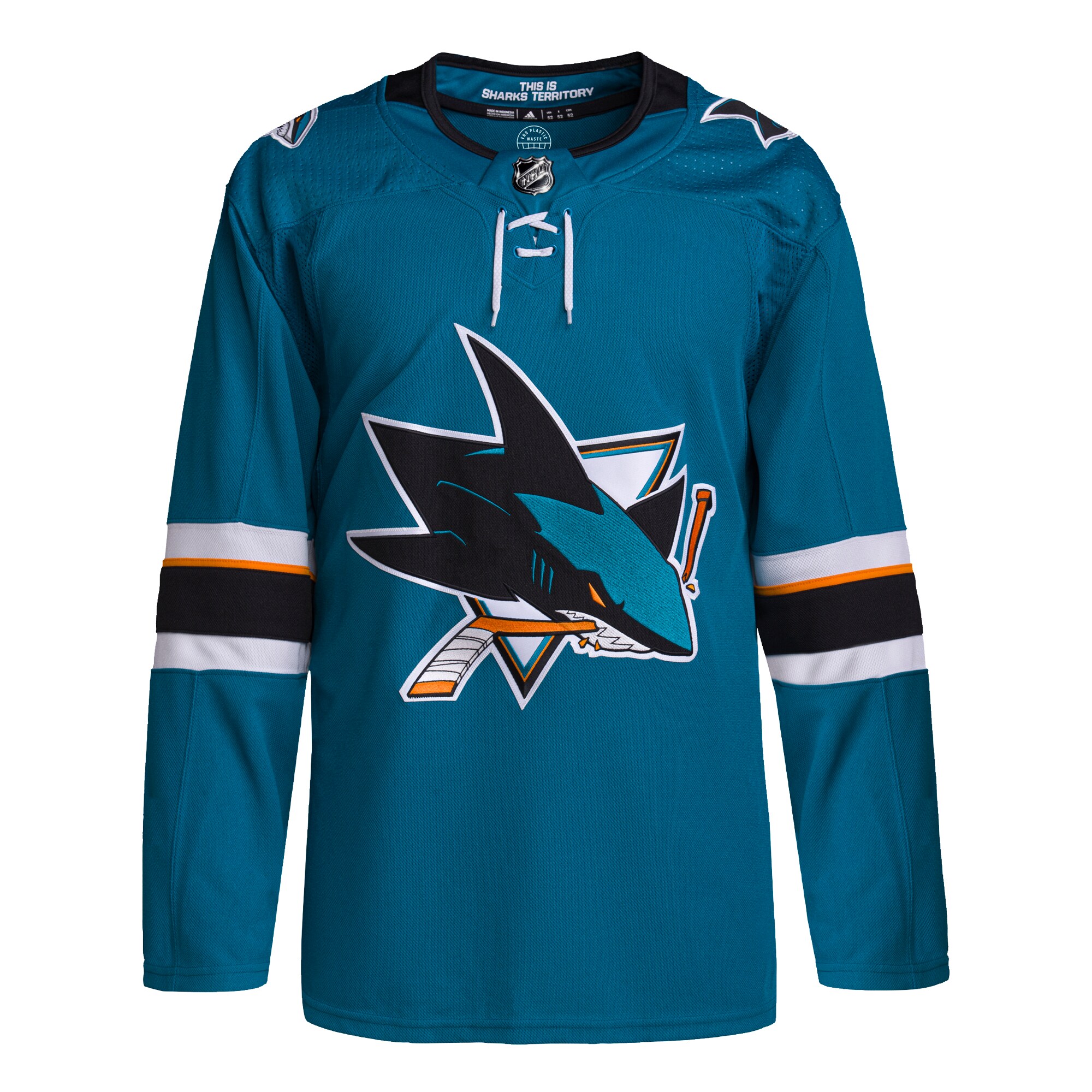 San Jose Sharks  2021/22 Home Primegreen  Jersey – Teal