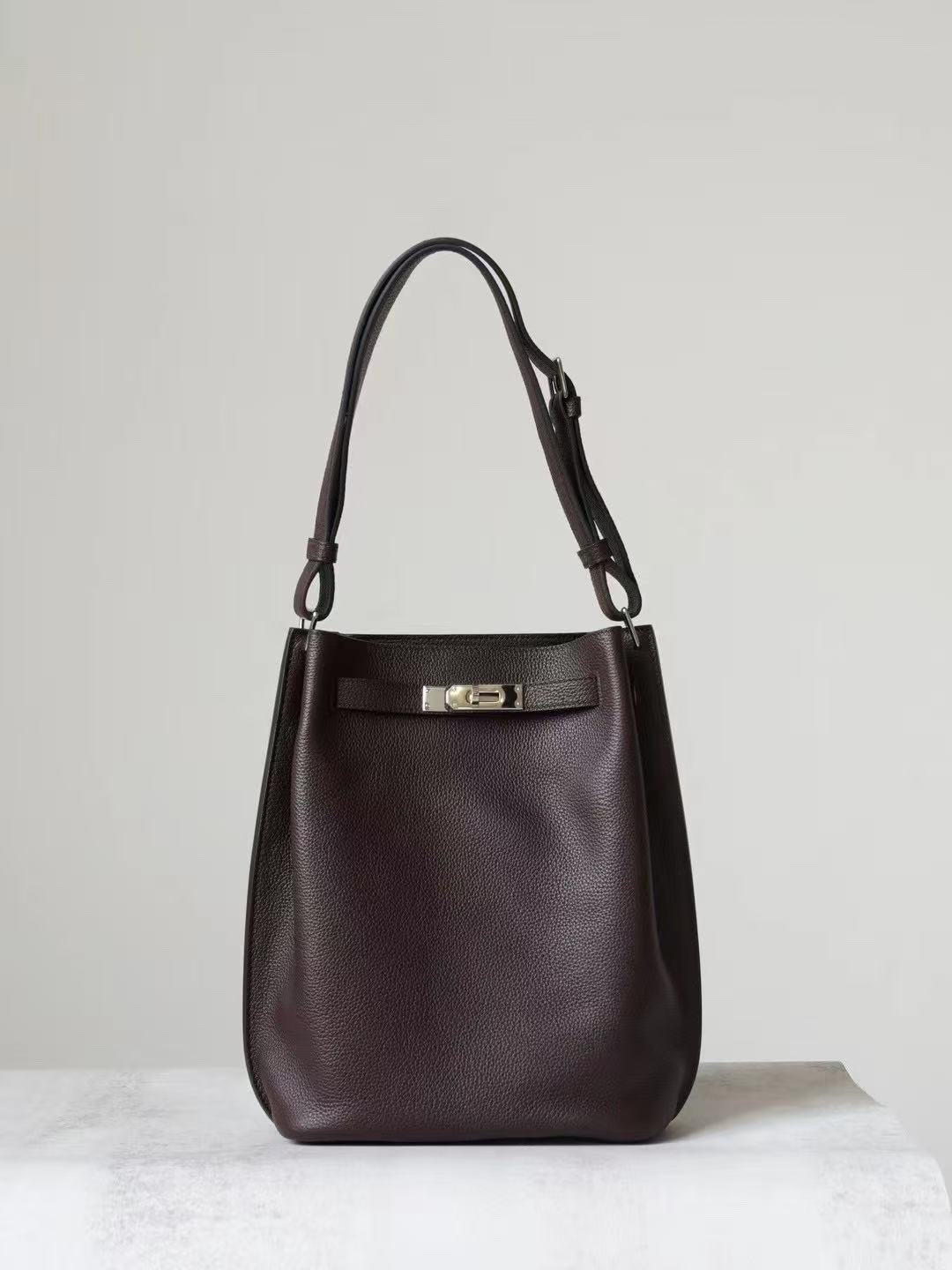 Hermes So kelly 26cm togo silver fasteners