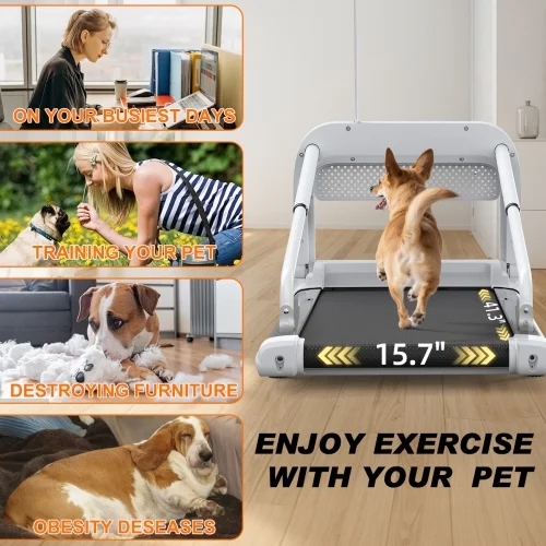 Under Desk Treadmill, Walking Pad, 2 in 3 Portable Treadmill with Handle Remote Control LED Display, Walking Jogging Machine for Home Office Use