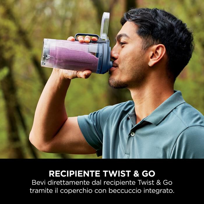 NINJA - FRULLATORE PORTATILE BLAST MAX-Blu Navy