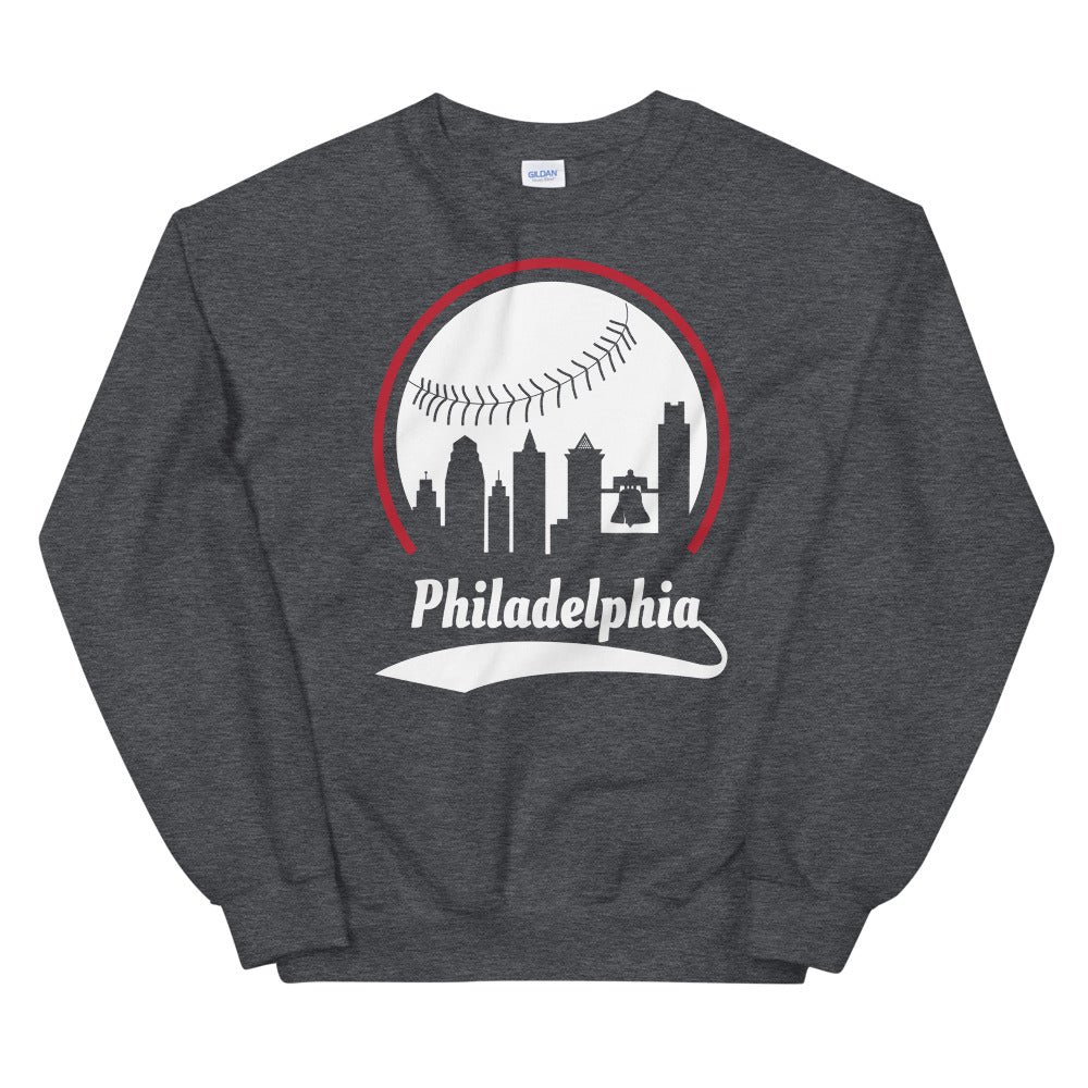 Unisex Philadelphia Phillies Baseball Crewneck Sweatshirt