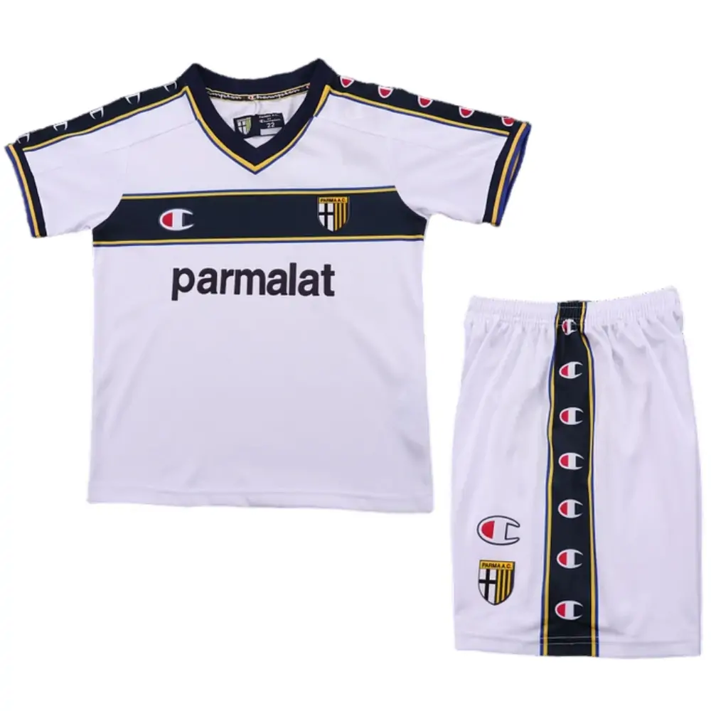 2002-03 Parma Home Retro Children's Jersey Set - Fans Edition