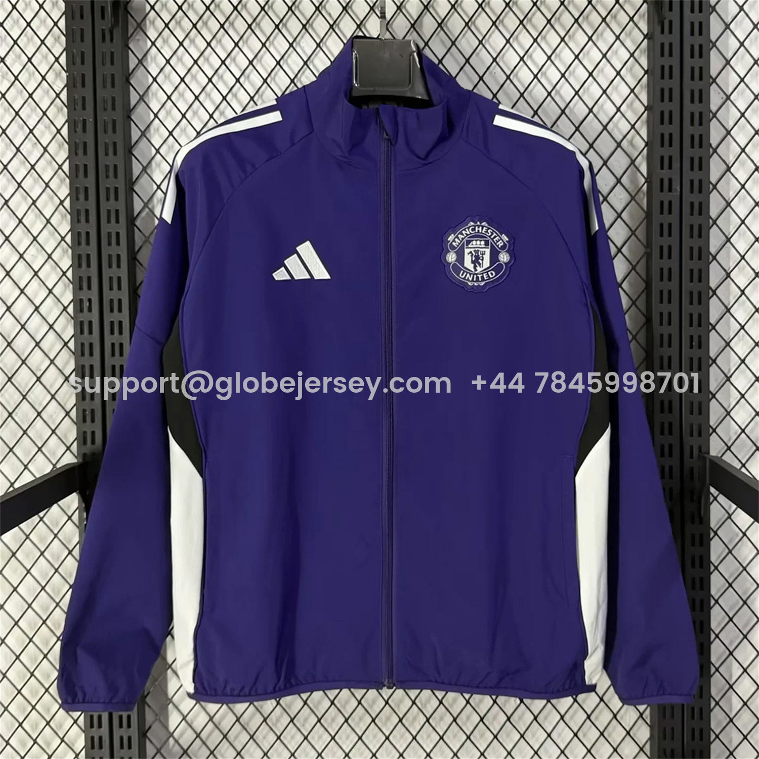 Manchester United 25-26 Training Windbreaker Jacket - Purple