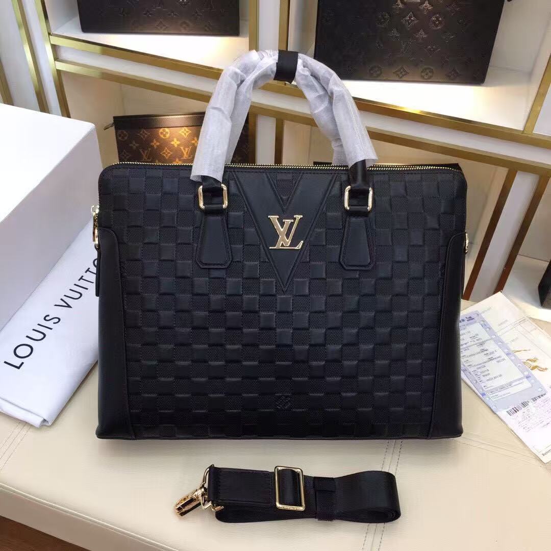 Lv High-End Men Casual Briefcase