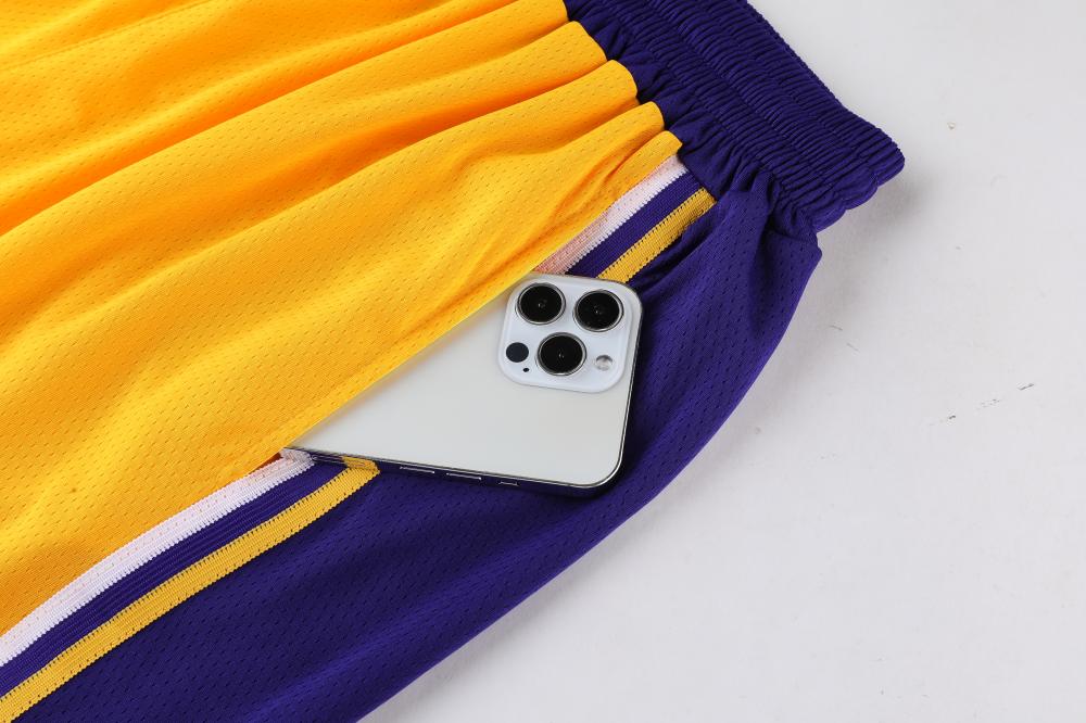 Lakers basketball yellow suit（Customizable name and number）
