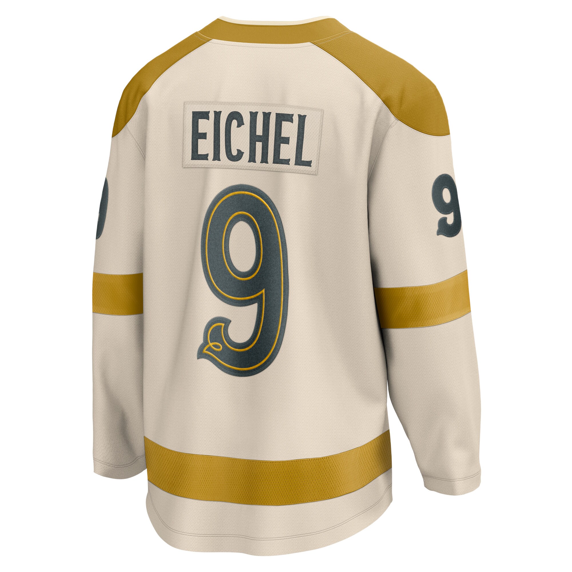 Jack Eichel Vegas Golden Knights Fanatics 2024 NHL Winter Classic Breakaway   Jersey – Cream