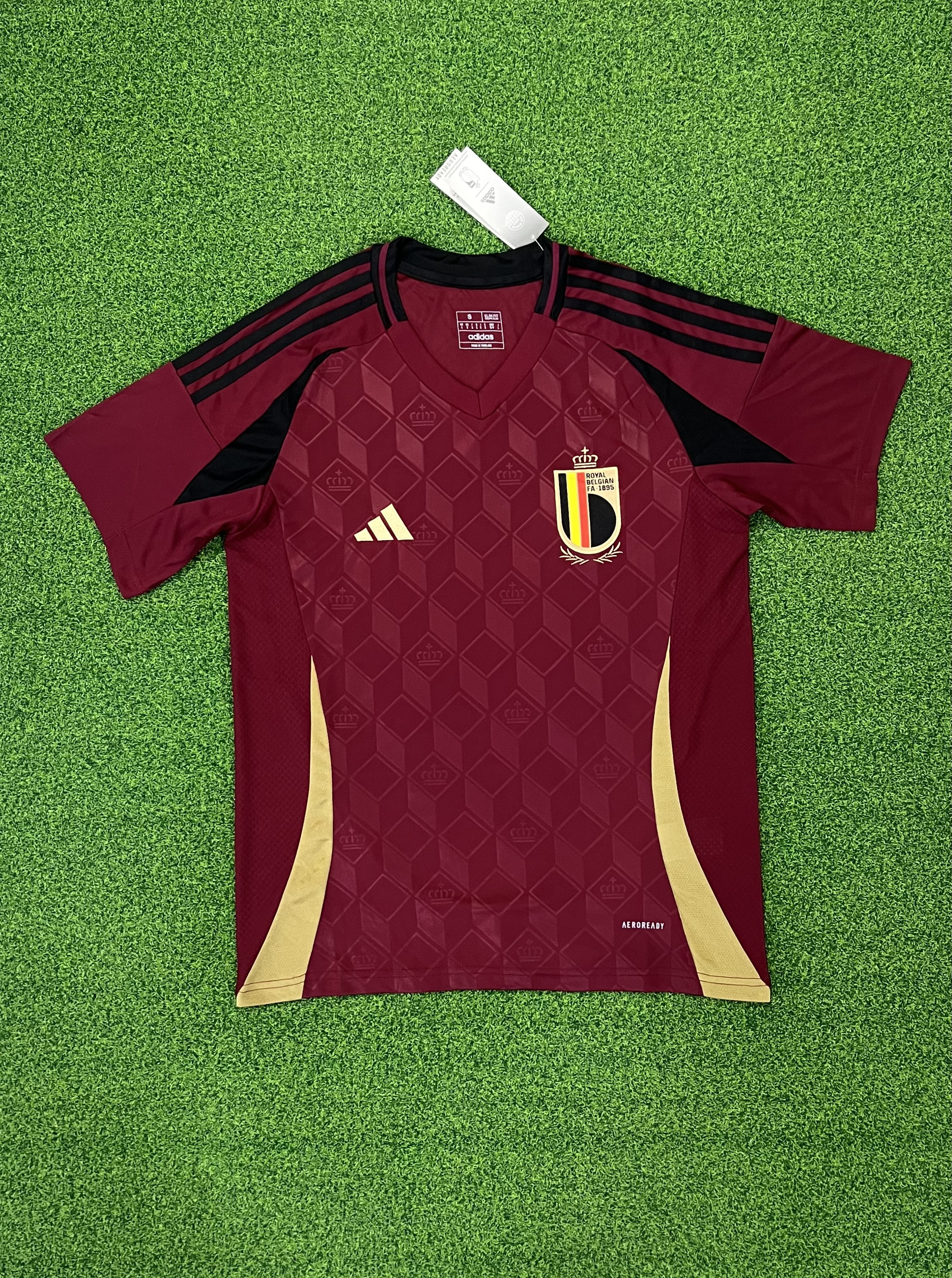 2425 Belgium home jersey...Player embroidery version