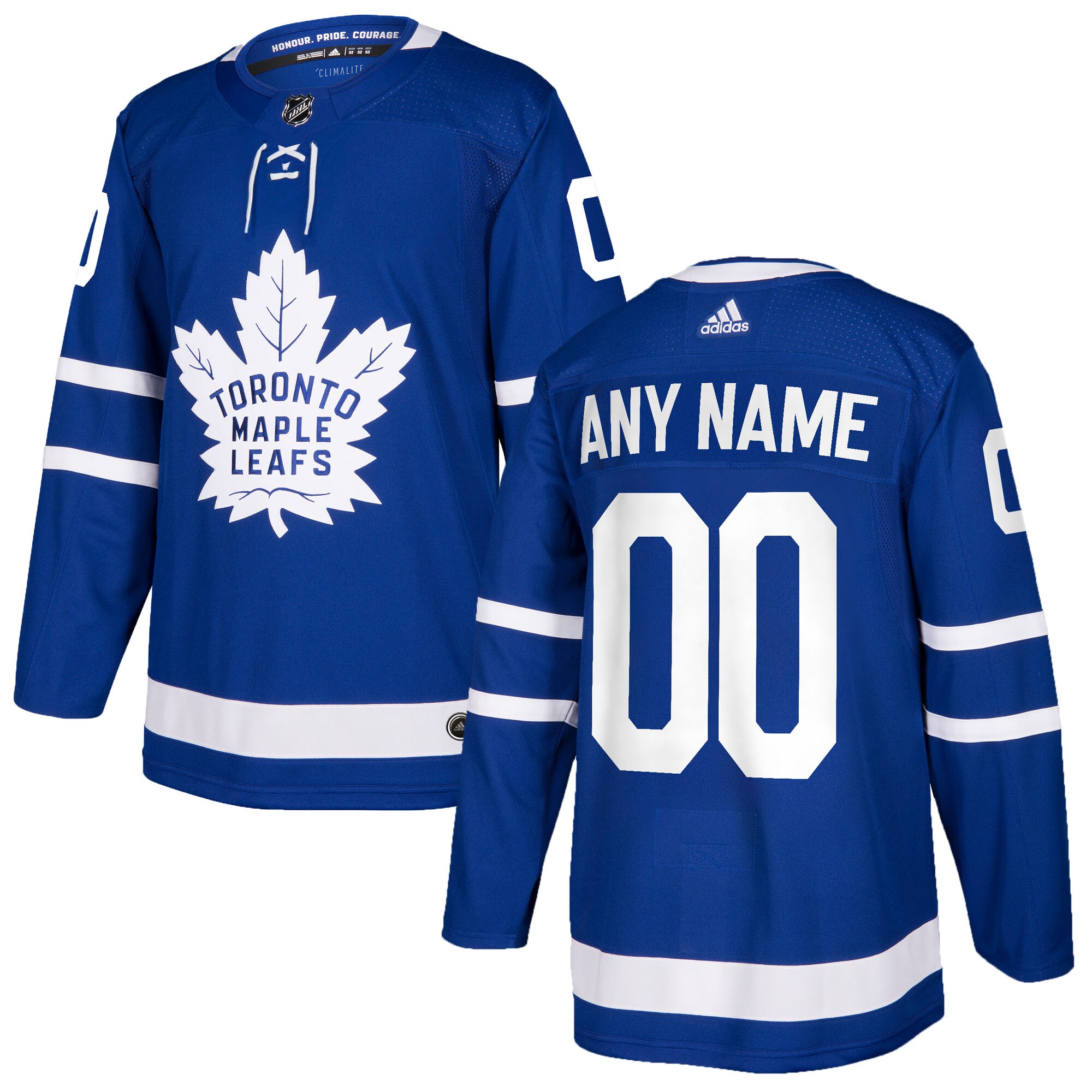Toronto Maple Leafs   Custom Jersey – Blue