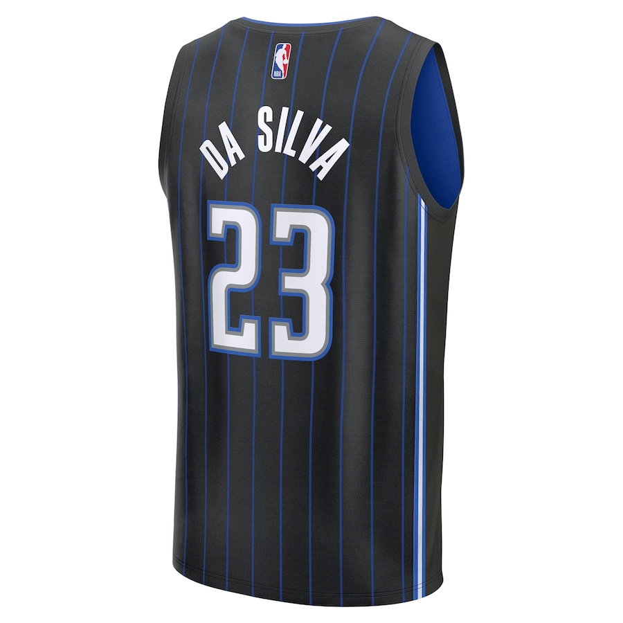 Youth Orlando Magic Tristan da Silva Fanatics Black 2024 NBA Draft Fast Break Player Jersey - Icon Edition