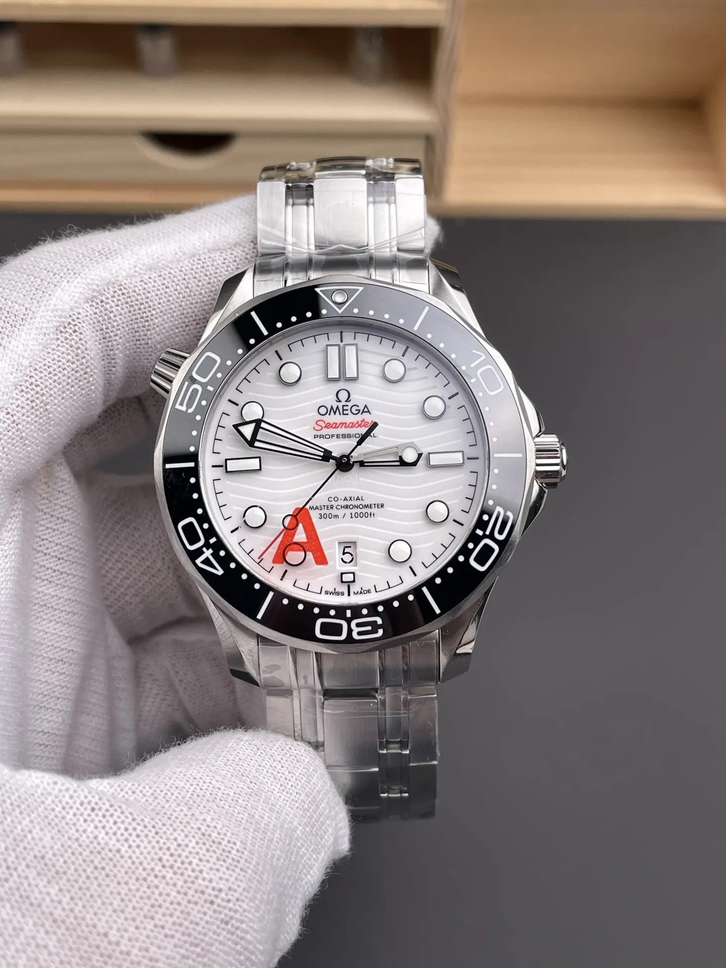 Omega Seamaster 300 White Dial 42mm