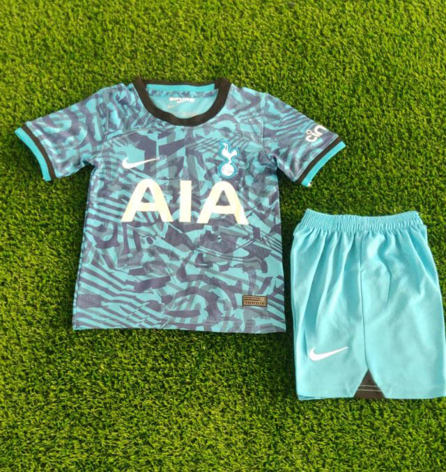 2022/2023 Tottenham Third Away Football Shirt Kids Size