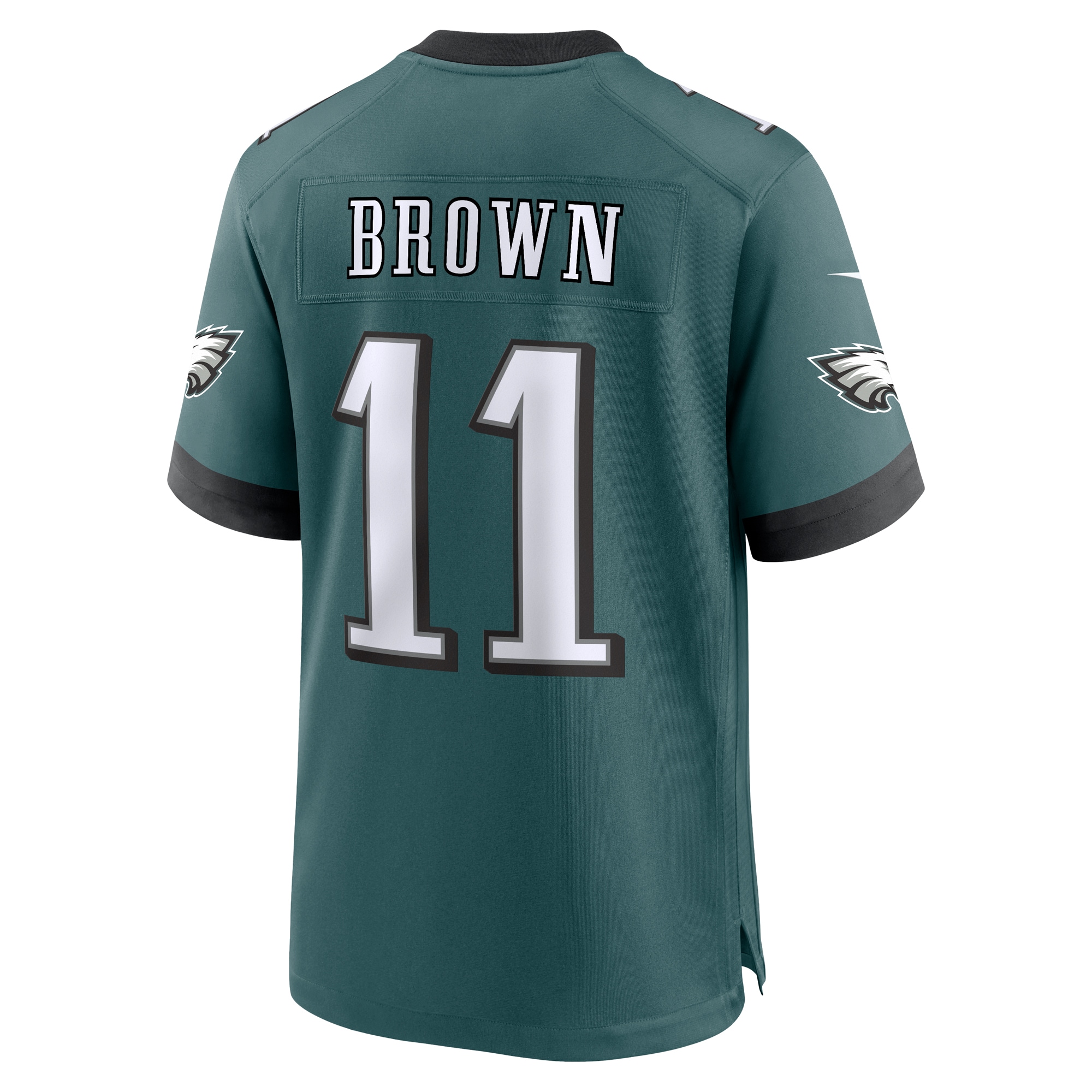 Philadelphia Eagles A.J. Brown Midnight Green Super Bowl LIX Game Jersey