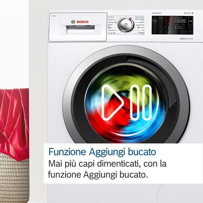 BOSCH - Lavatrice Serie 6 WGG244Z9IT 9Kg 1400g/m Classe A-BIANCA