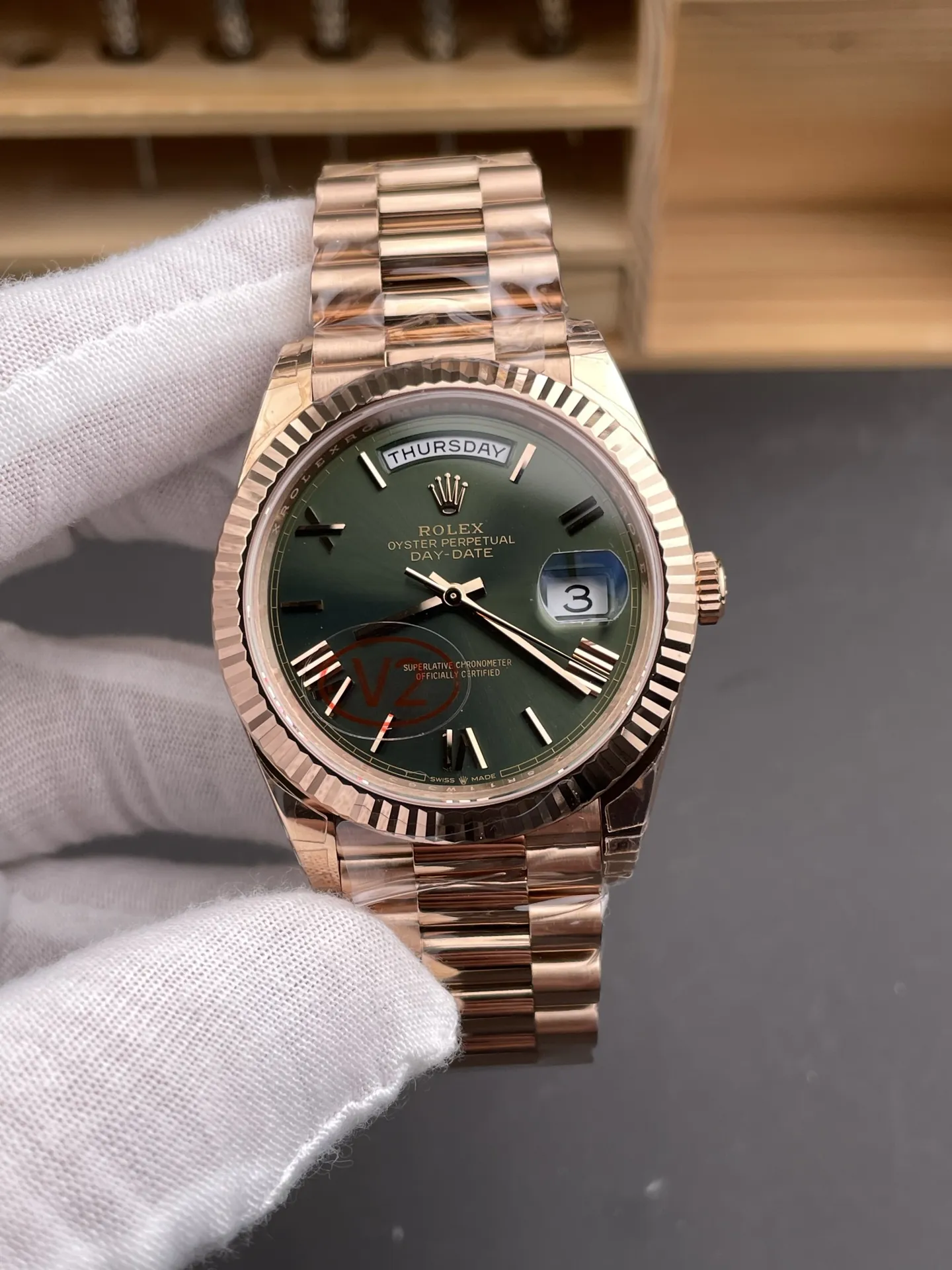 Rolex Day-Date Olive Green 40mm