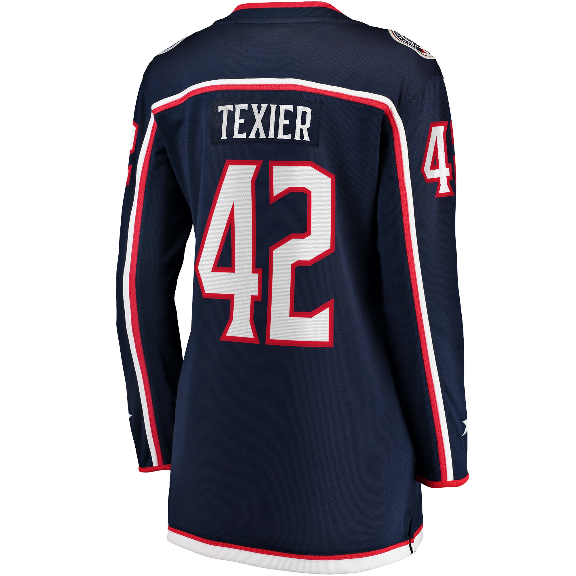 Alexandre Texier Columbus Blue Jackets Fanatics Women’s Home Breakaway   Jersey – Navy