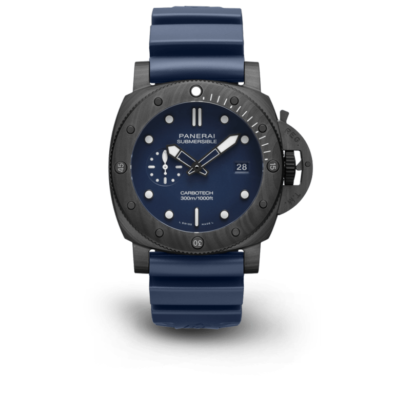 【Super Clone】Submersible QuarantaQuattro Carbotech™ Blu Abisso 44mm