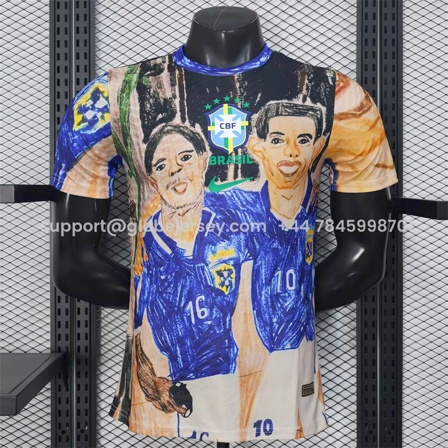 Brazil 2026 Painted Figures Special Jersey - Player Version
