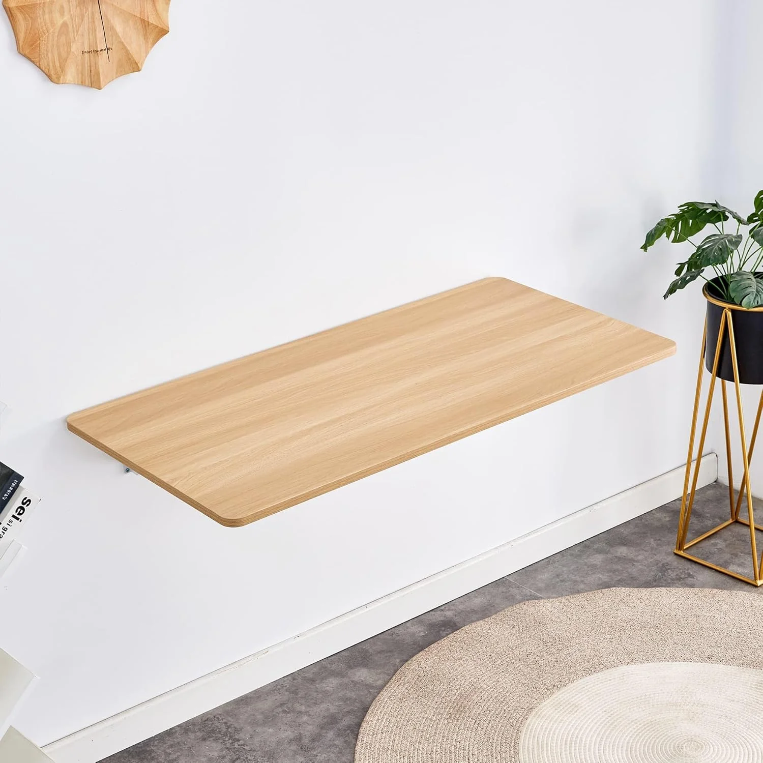 JUFU Wall Mounted Desk, 44.8