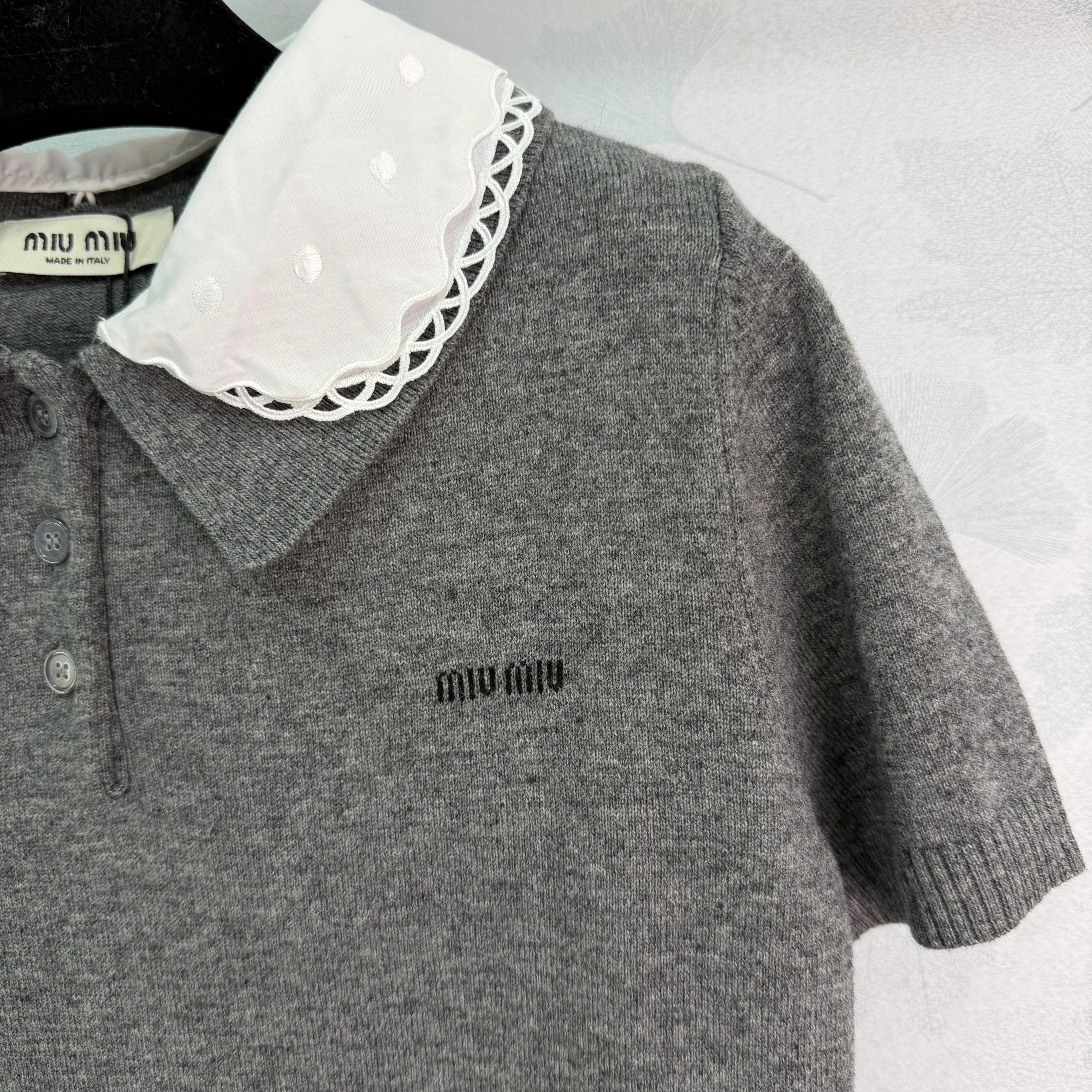 26NEW Knitted Short-Sleeve Top