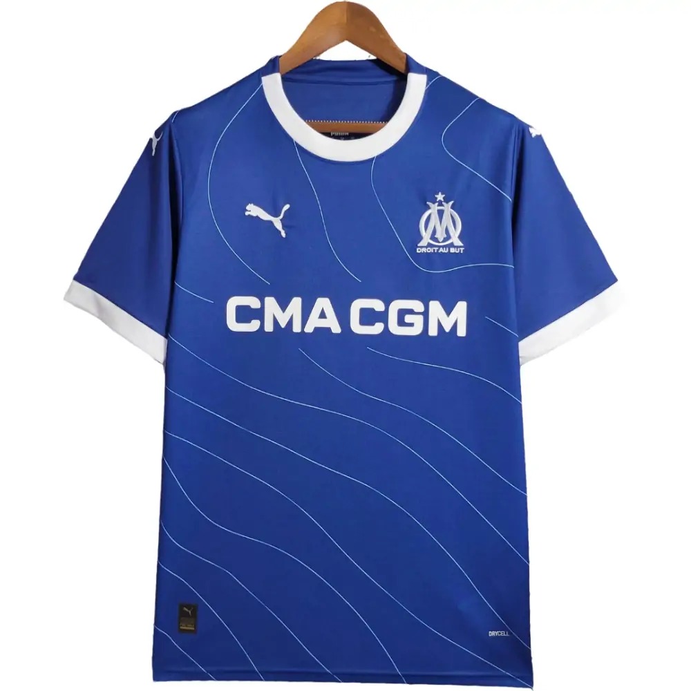 2023/24 Olympique de Marseille Away Football Jersey - Fans Edition