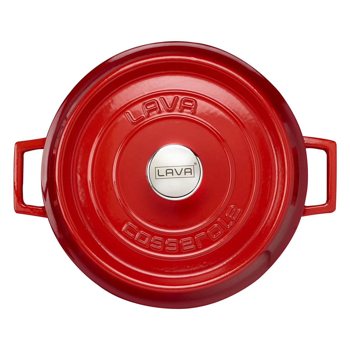 Lava Enameled Cast Iron Dutch Oven 7 Qt. Round with Trendy Lid
