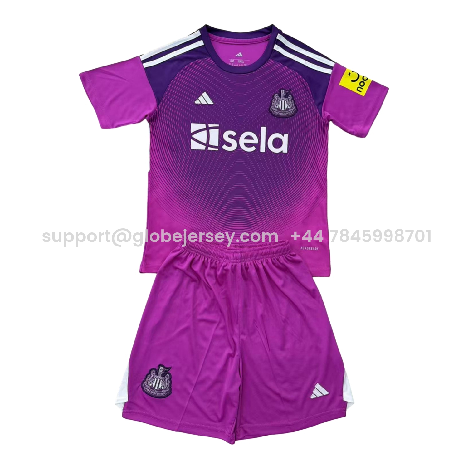 Newcastle United 25-26 Purple Goalkeeper Men's Adult Jersey Set - Fans Version