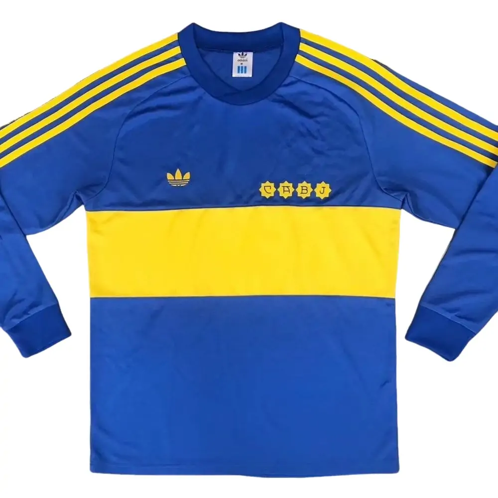 1981-82 Boca Juniors Retro Home Kit - Long Sleeve Fans Edition
