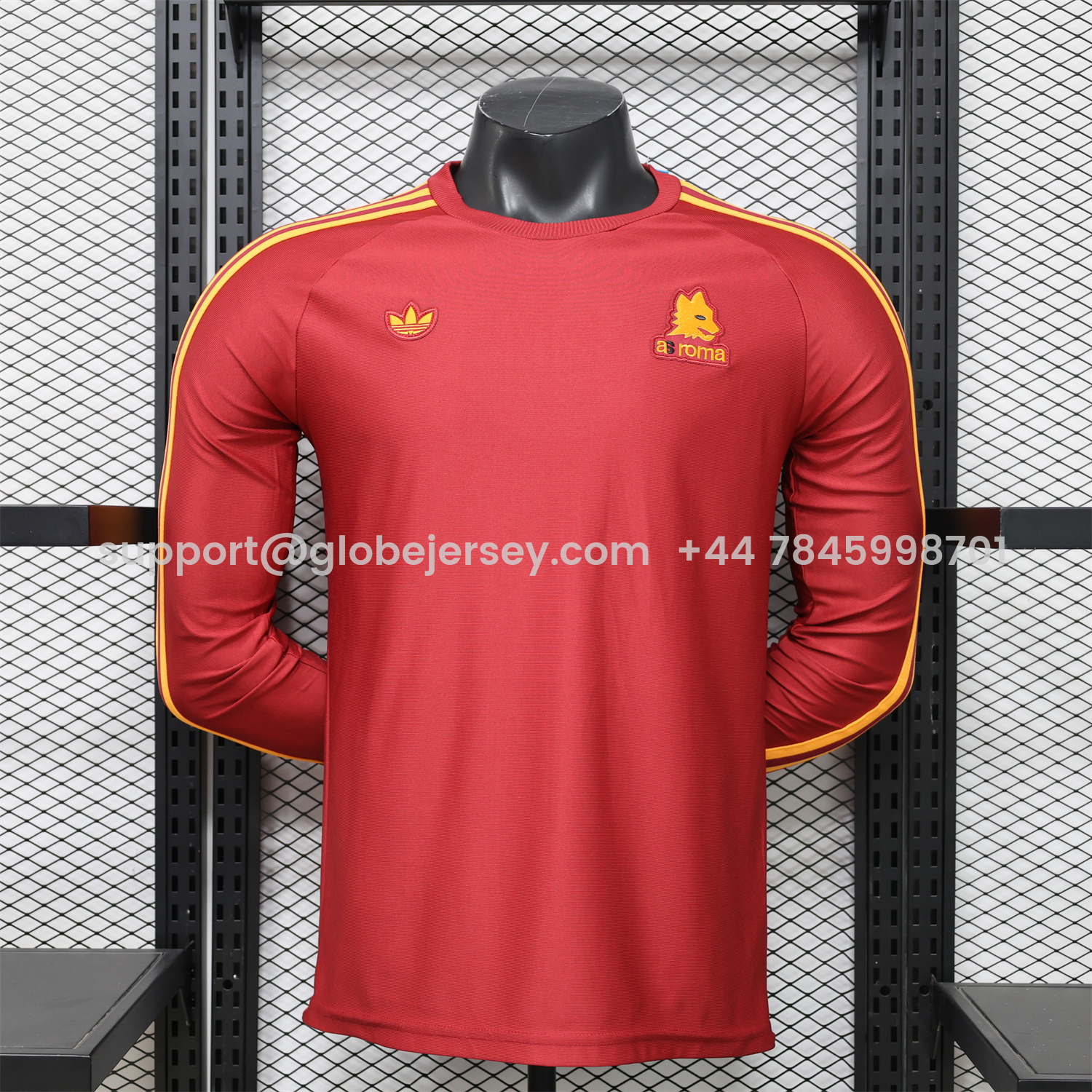 AS Roma 25-26 Retro Casual Style Red Special Long Sleeves Jersey - Player Version