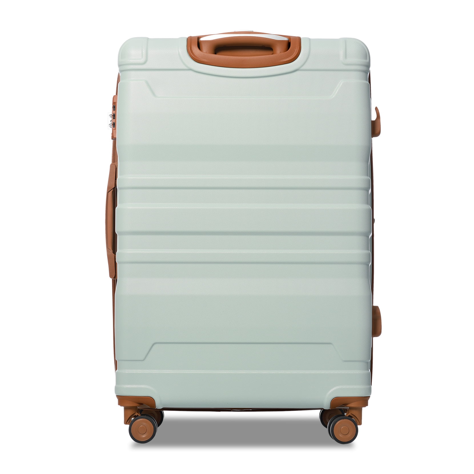 Luggage Suitcase 3 Piece Sets, New Model Expandable ABS Hardshell Luggage, Lightweight Carry-on Suitcase Sets with Spinner Wheels & TSA Lock, 20''/ 24''/ 28'', Blue Gray