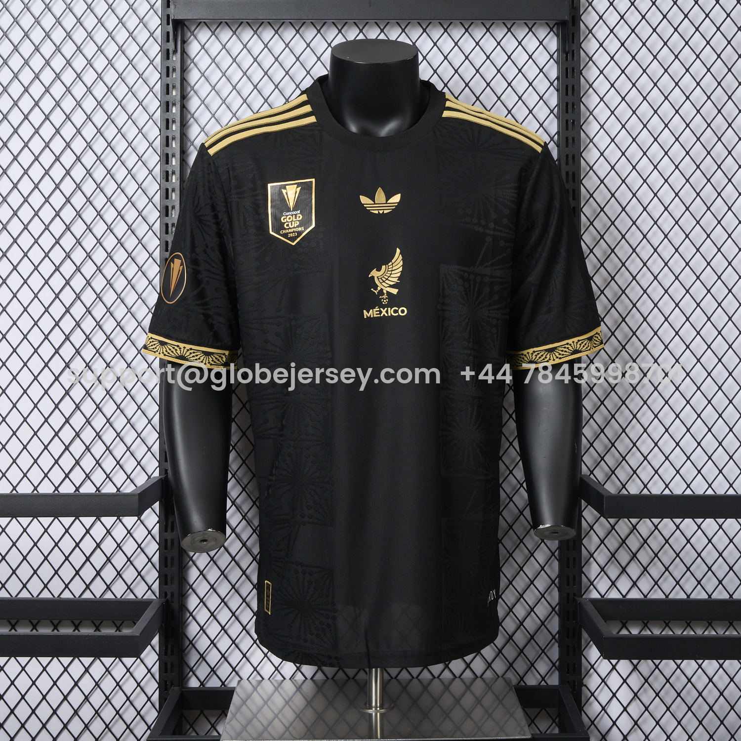 Mexico 2025 Gold Cup Home Black Jersey - Player Version