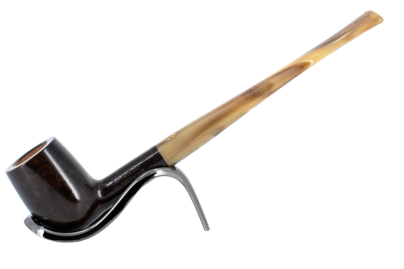 Savinelli Ginger's Favourite Smooth Brown 104 - 6mm Briar Pipe