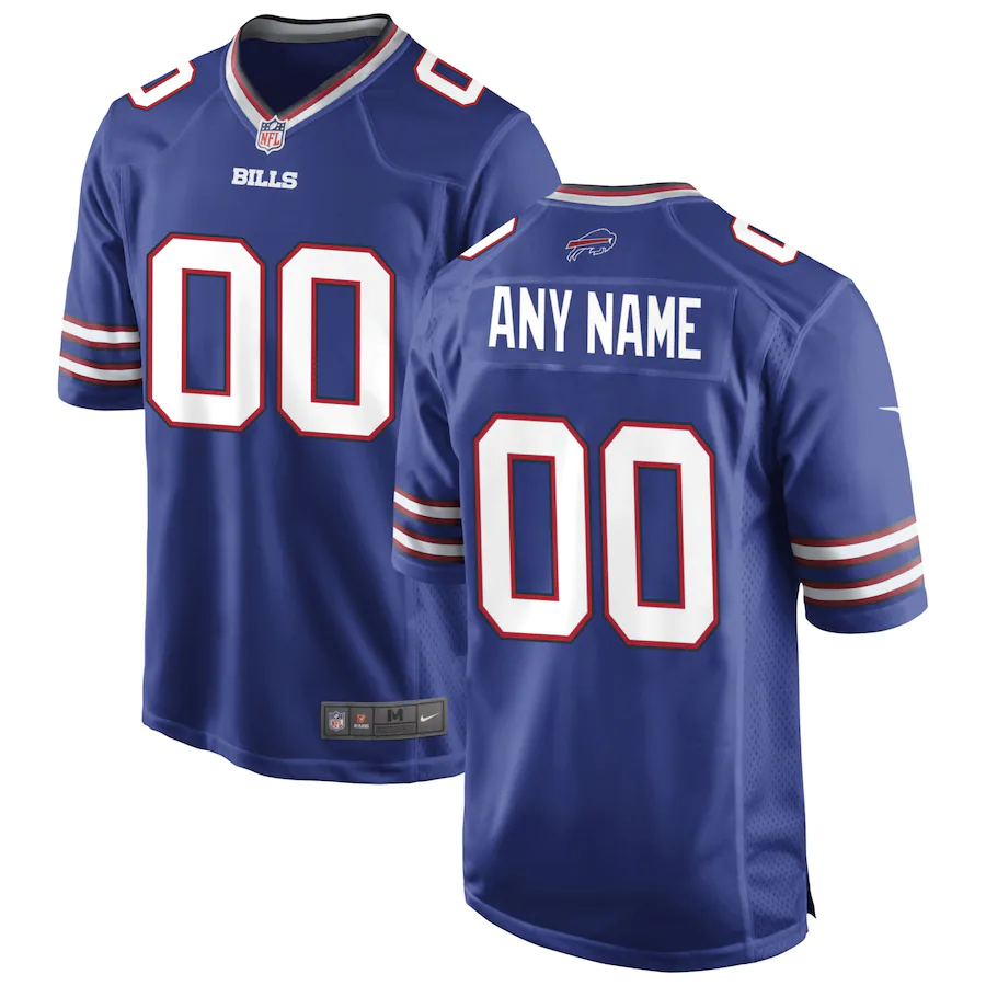 Custom Buffalo Bills Jersey -- BLUE