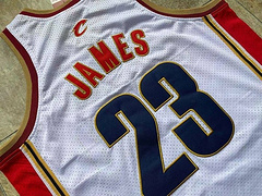 Cleveland Cavaliers LeBron James 23 White MN