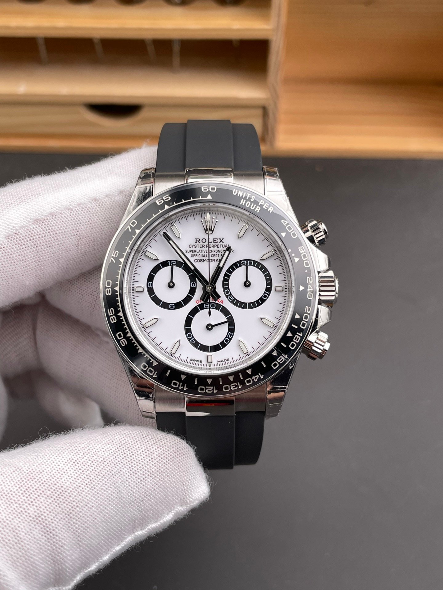 Rolex Daytona Panda Rubber