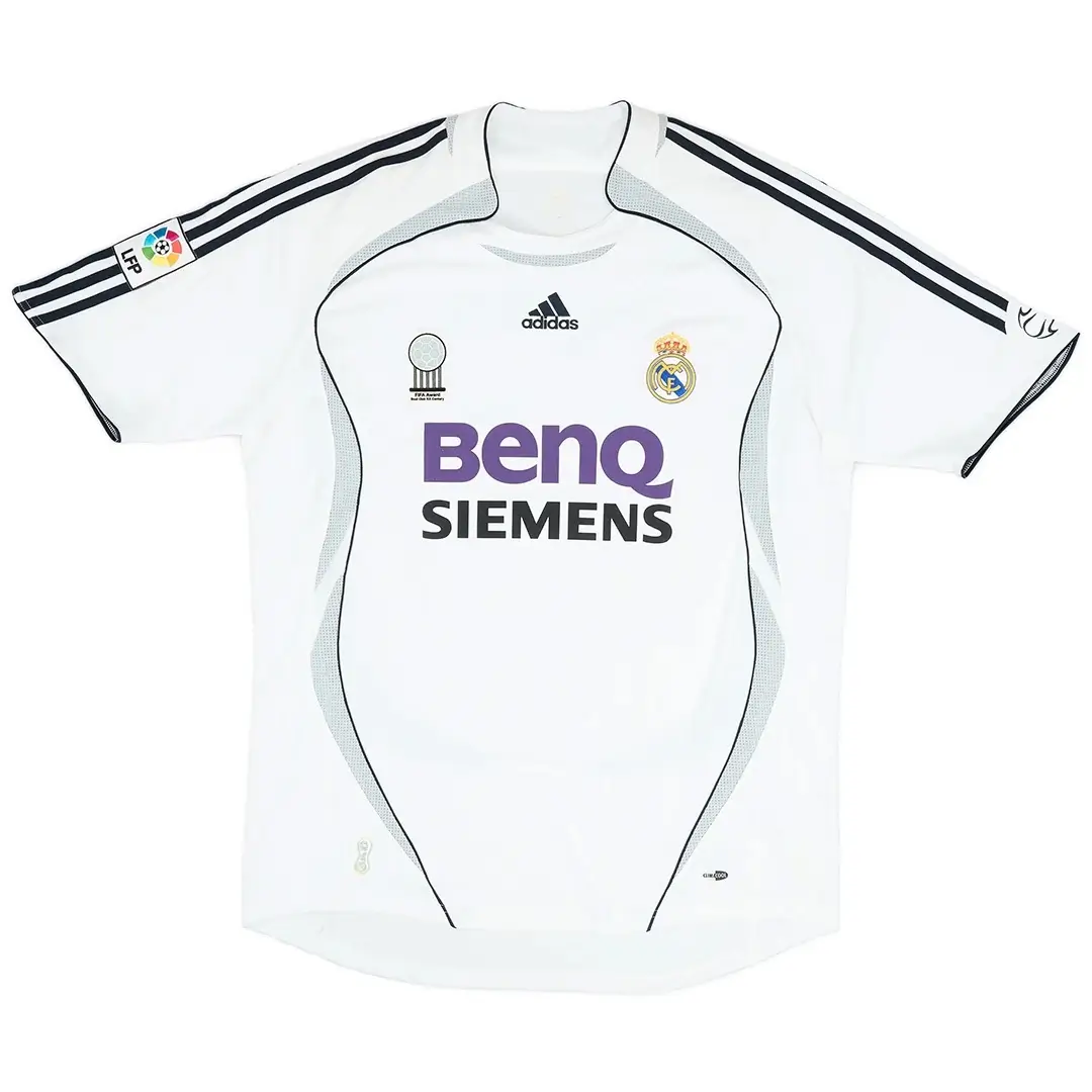 Beckham #23 Real Madrid 2006/07 Home Retro Football Jersey