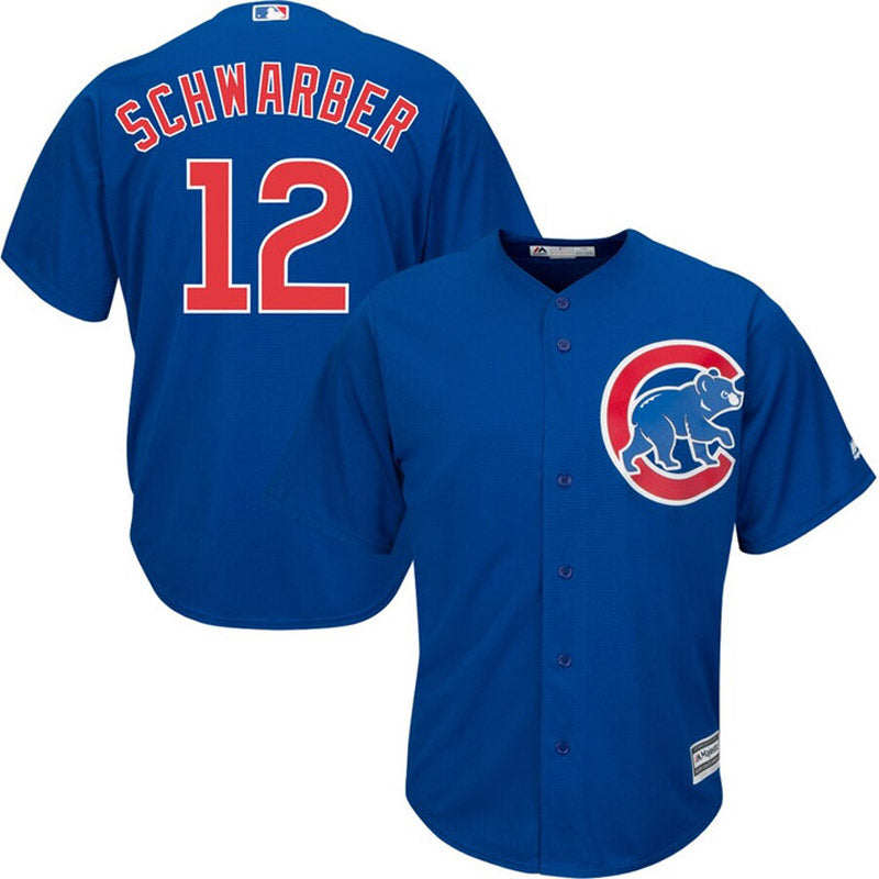 Men's Chicago Cubs Kyle Schwarber Replica Alternate Jersey - Royal