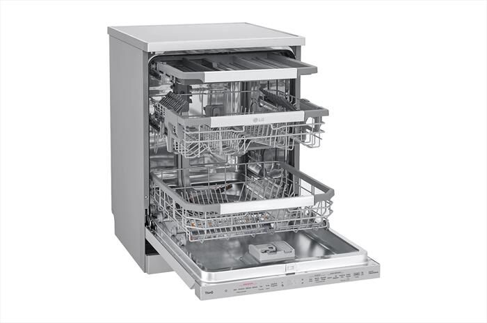 LG - Lavastoviglie DF455HSS Classe C 14 coperti-Acciaio