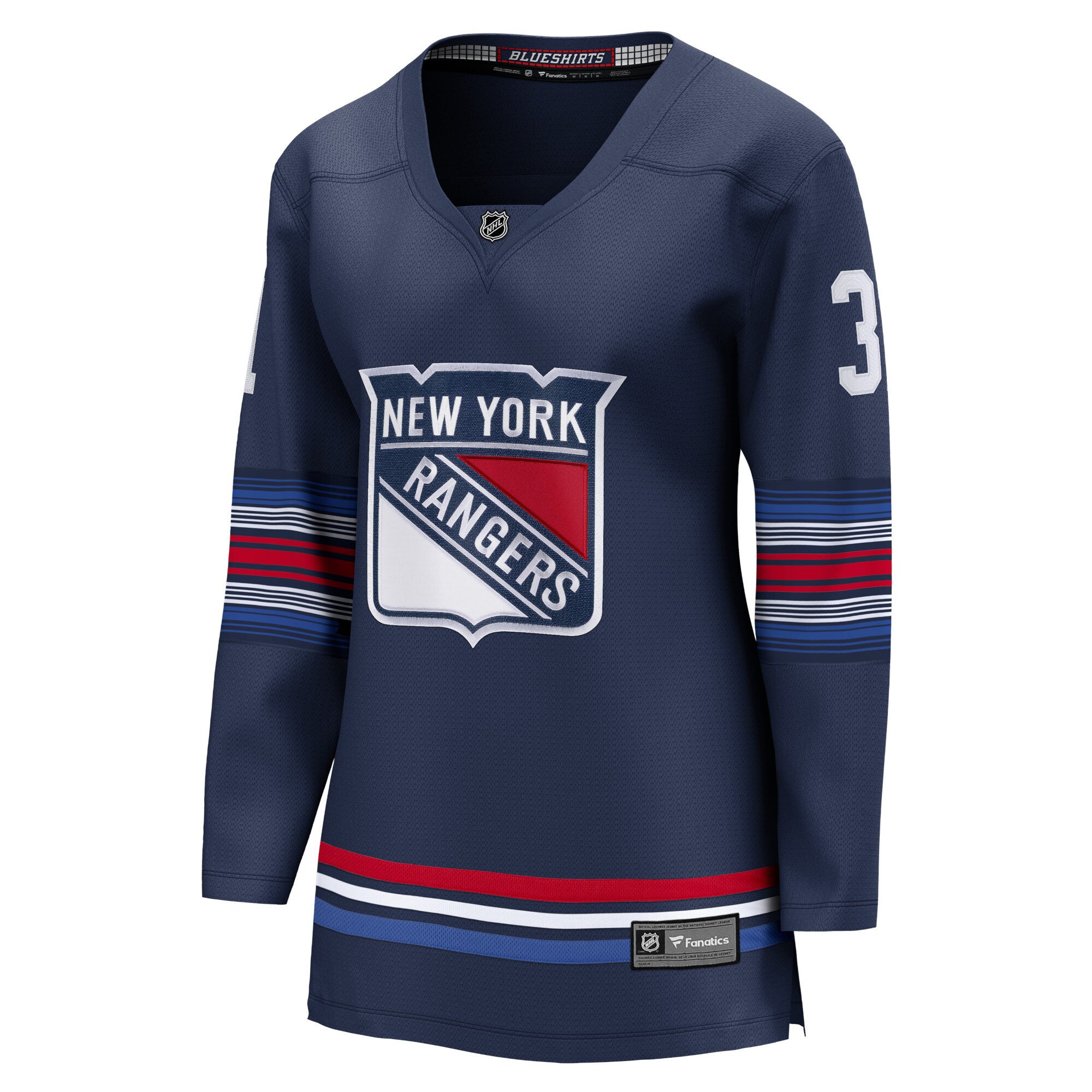 Igor Shesterkin New York Rangers Fanatics Women’s Alternate Premier Breakaway   Jersey – Navy