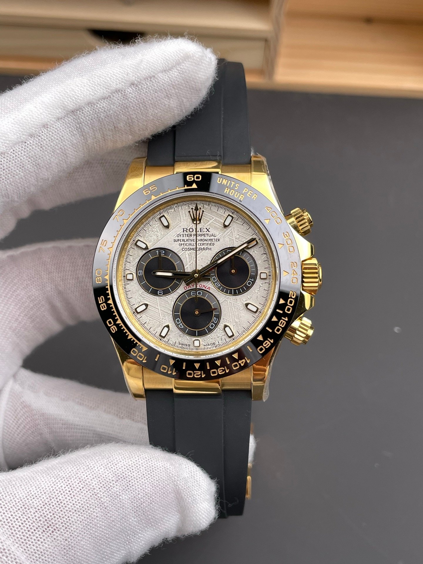 Rolex Daytona Gold Meteorite