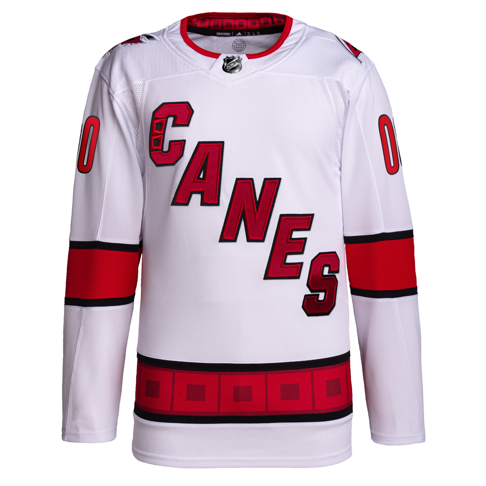 Carolina Hurricanes   Away  Primegreen  Custom Jersey – White