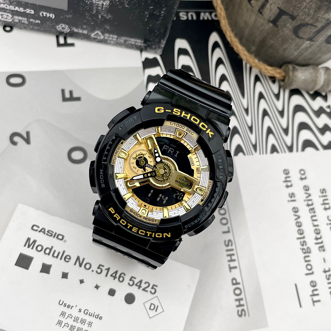 G-SHOCK Casio watch latest model new color black gold