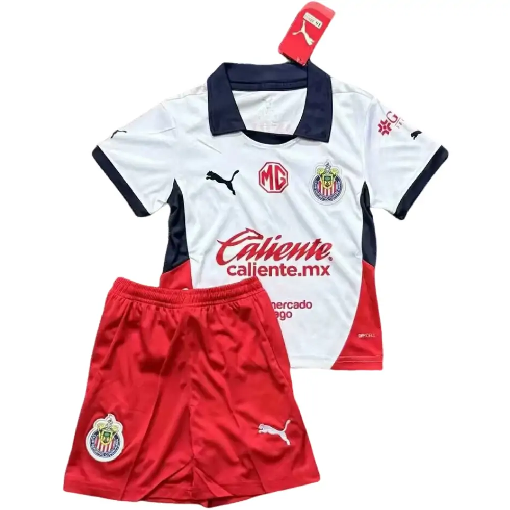 2025-26-Chivas Away-Jersey-Children's Kit