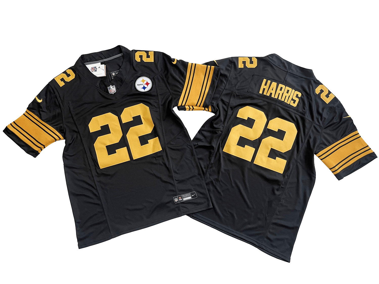 Pittsburgh Steelers 22# Najee Harris Nike Vapor F.U.S.E. Limited Jersey