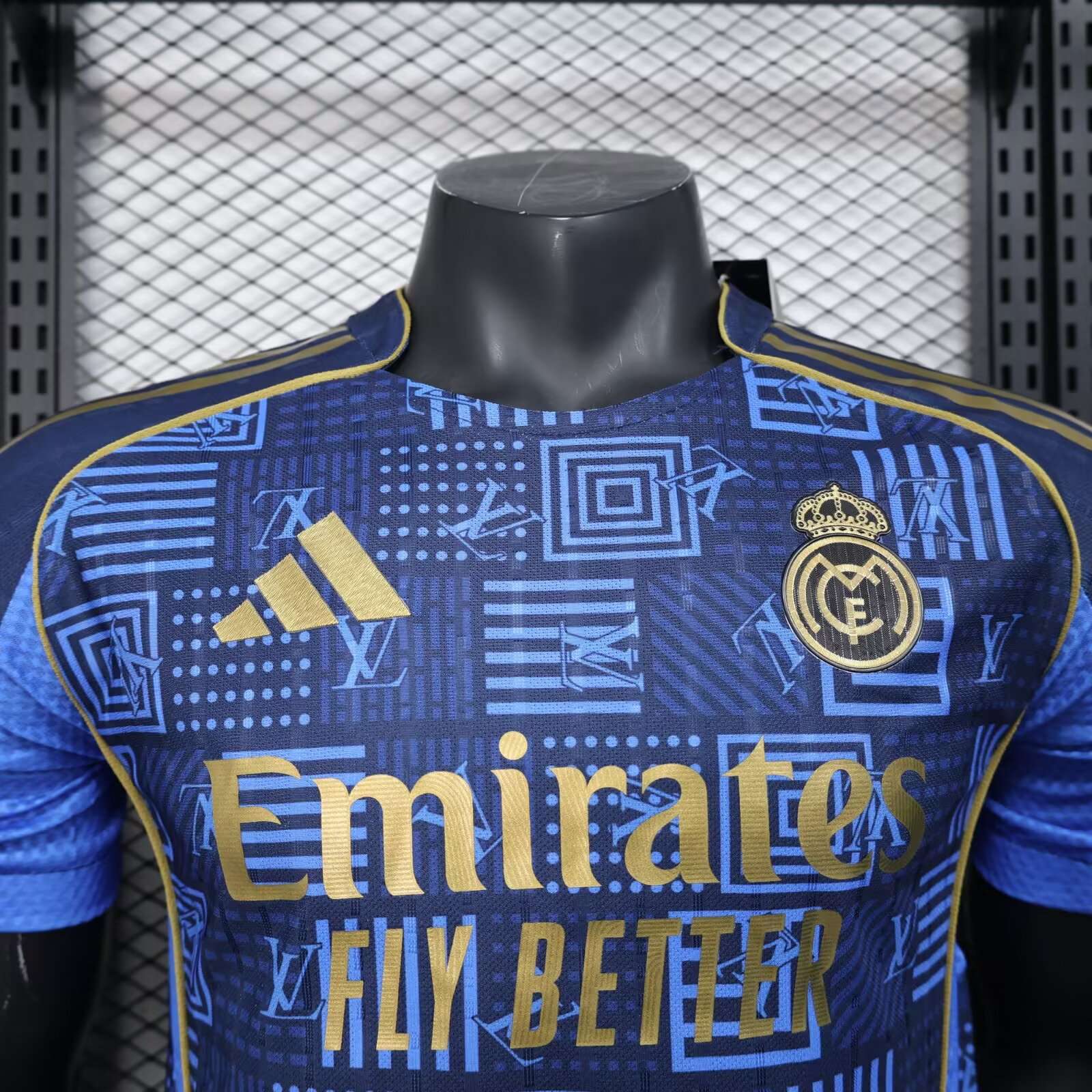 2025/2026 Player Version Real Madrid Special Edition Dark Blue Football Shirt 1:1 Thai Quality