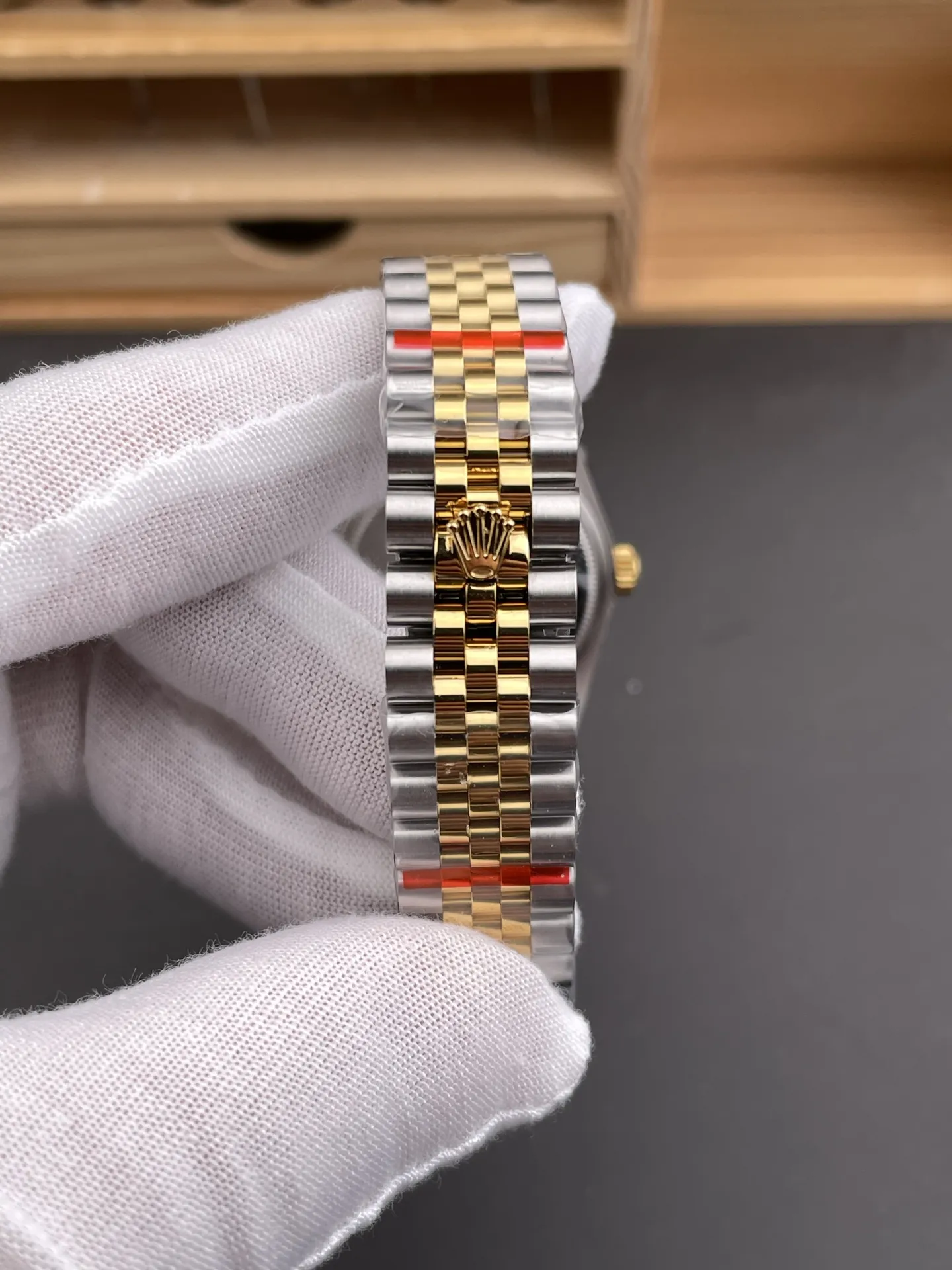 Rolex Datejust Two-Tone Black Ladies 31mm