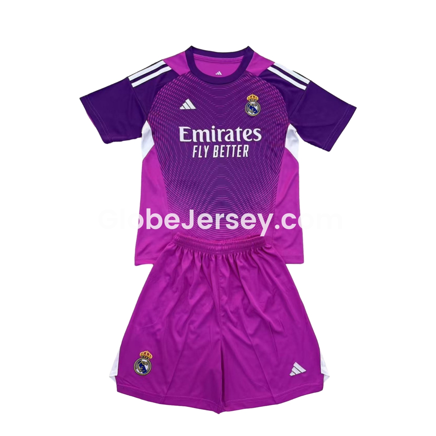 Real Madrid 25-26 Purple Goalkeeper Kids Kit