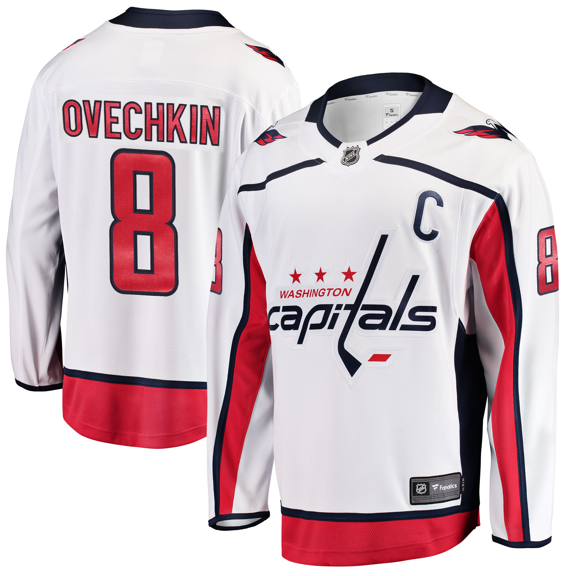 Alexander Ovechkin Washington Capitals Fanatics Breakaway   Jersey – White